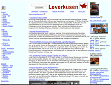 Tablet Screenshot of leverkusen.com